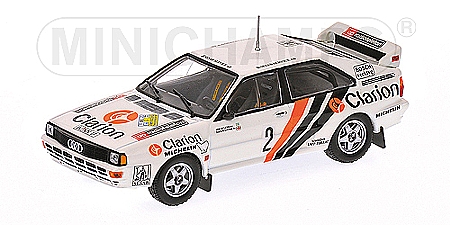 Modellauto Audi Quattro Schweden Rallye 1984  Eklund