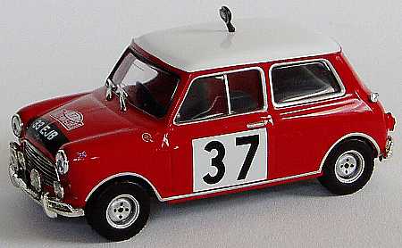 Modellauto Morris Cooper S Hopkirk/ Liddon Monte Carlo 1964